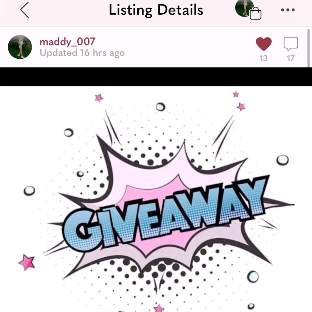giveaway entry